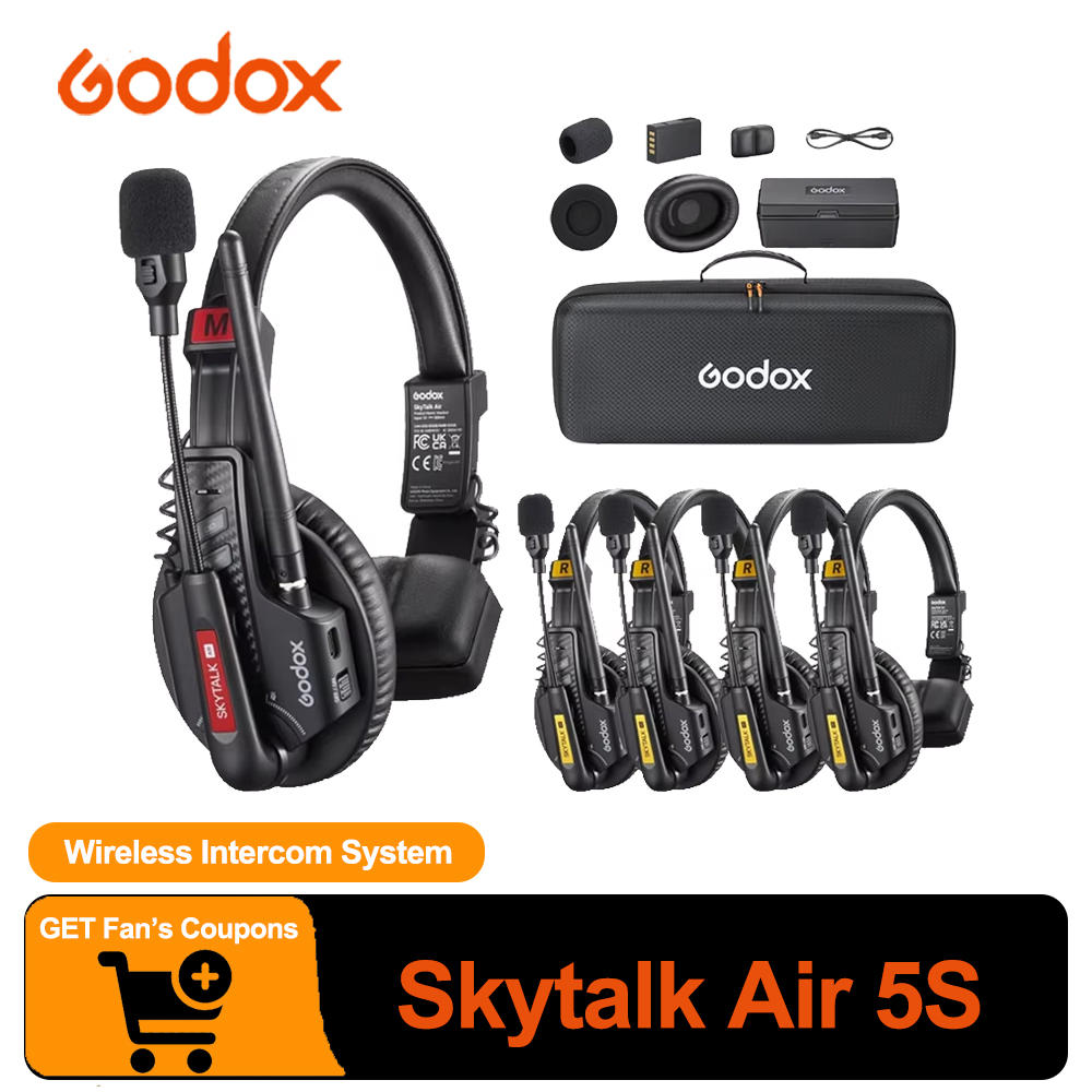 Condenser Microphone Kit - GODOX Skytalk Air 5S 2.4G 풀듀플렉스