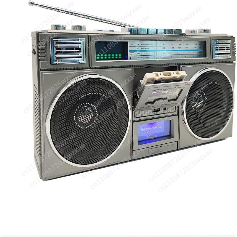 Usb Sound Card - 레트로 블루투스 스피커 스테레오 서브우퍼 플러그인
