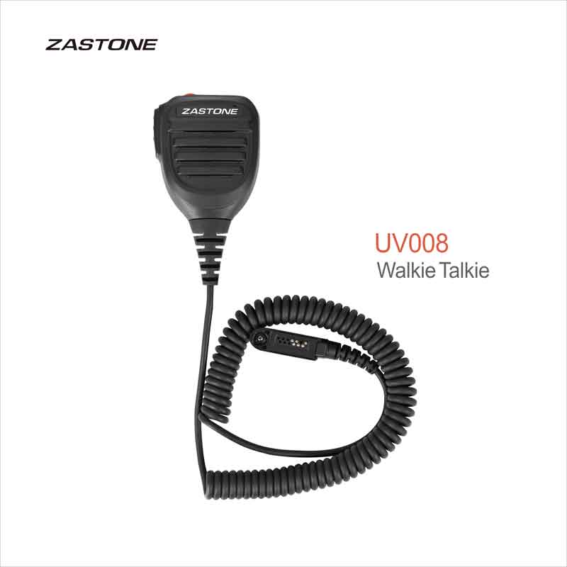 Speaker Terminal - ZASTONE UV008 마이크 워키토키, 메가폰 핸드