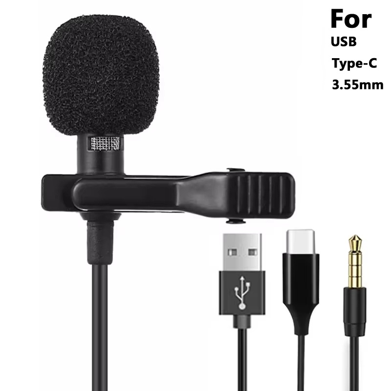 Microphone Capsule - 3.5mm 미니 휴대용 라발리에 마이크 PC