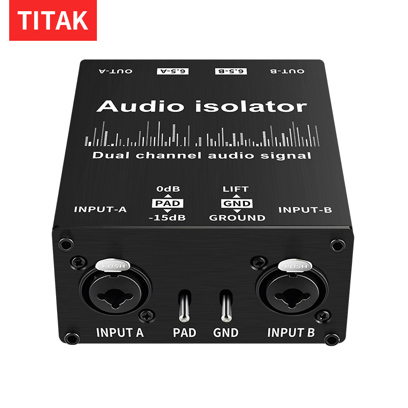 Audio Cable Rca - 2채널 XLR/RCA/TS/TRS 패시브 험 제거기, 프로