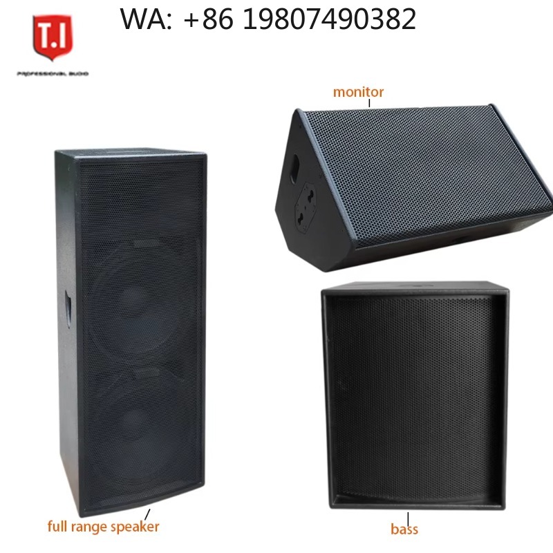 Full Range Speaker - 800W 듀얼 15인치 풀레인지 PA 스피커,