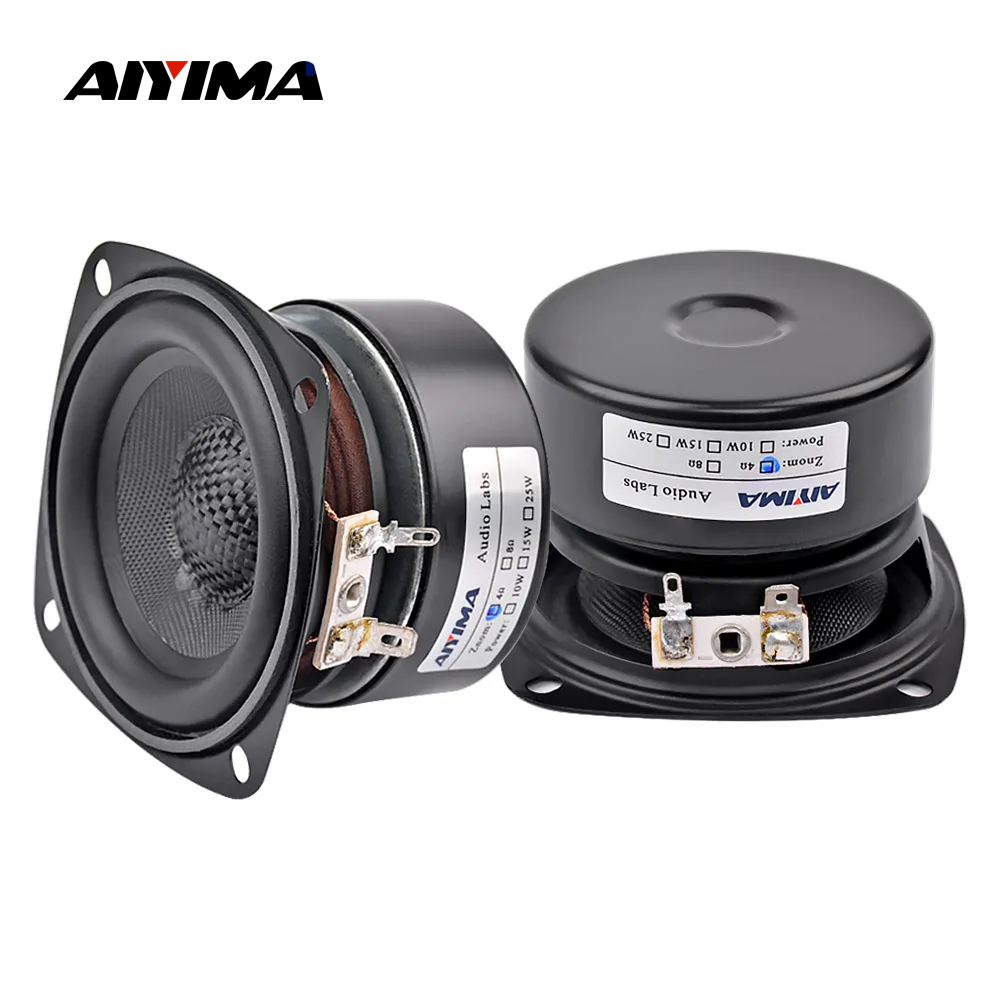 Es9018 Dac - AIYIMA 2개 3인치 풀레인지 사운드 스피커