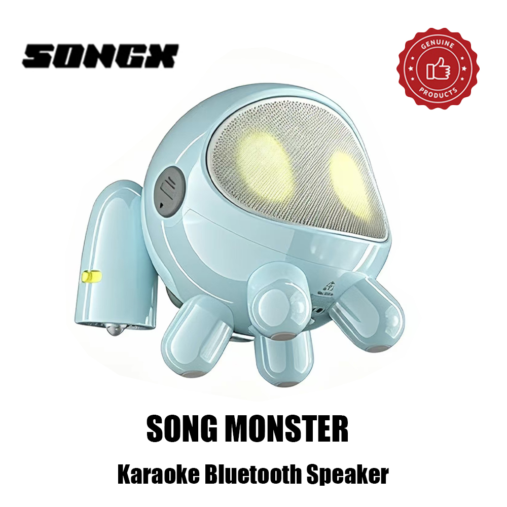 Full Range Speaker - SONGX SONGMONSTER 귀여운 로봇 가라오케 블루투스