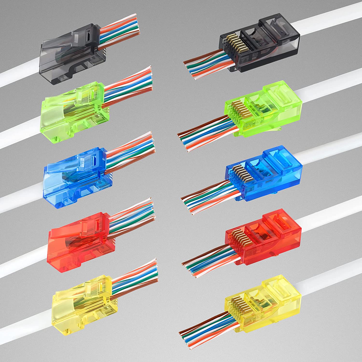 ZoeRax 100Pcs RJ45 Cat6 커넥터 통과 - Rj45 Jack 리뷰 및 가격