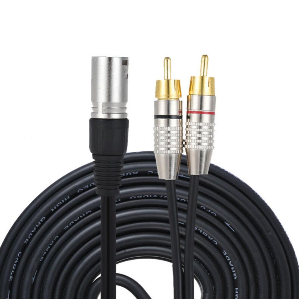 XLR 오디오 분배 케이블, RCA 듀얼 남성 커넥터, - Audio Cable Rca 리뷰 및 가격