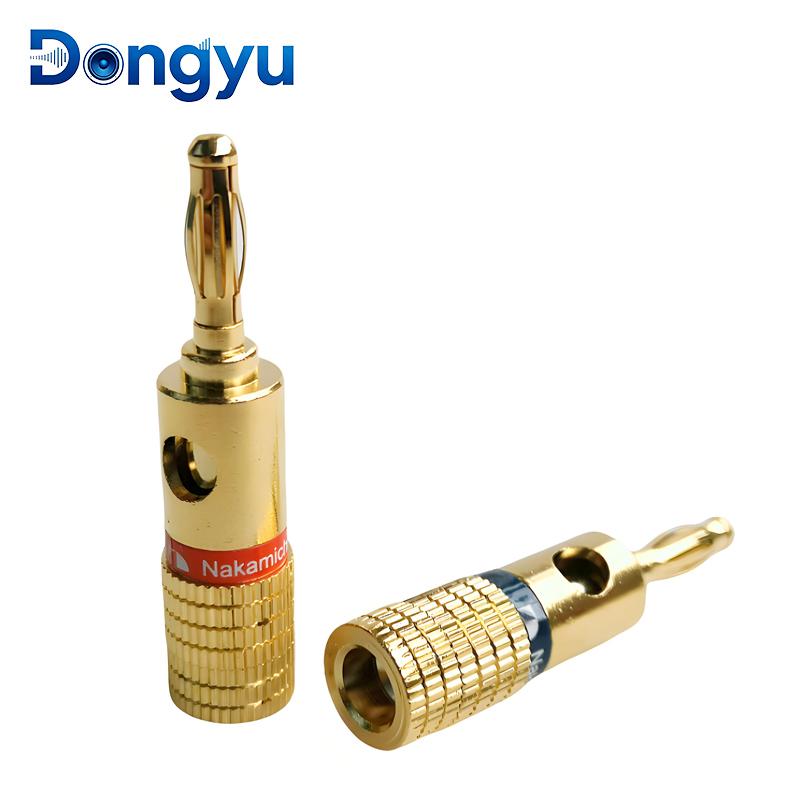 4MM 나카미치 바나나 커넥터 플러그 잭 금도금 음악  - Speaker Terminal 리뷰 및 가격