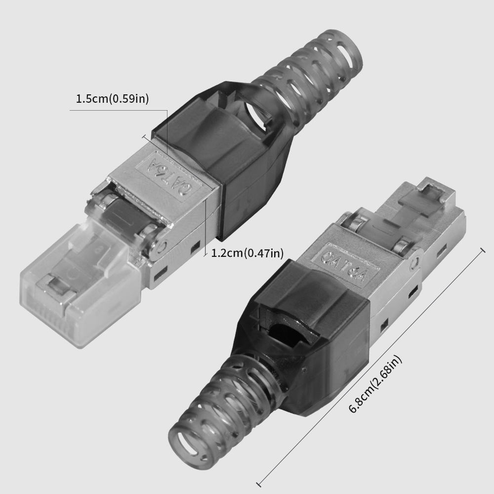 Cat6A/Cat6 차폐형 RJ45 커넥터, 도구 없이 - Rj45 Jack 리뷰 및 가격