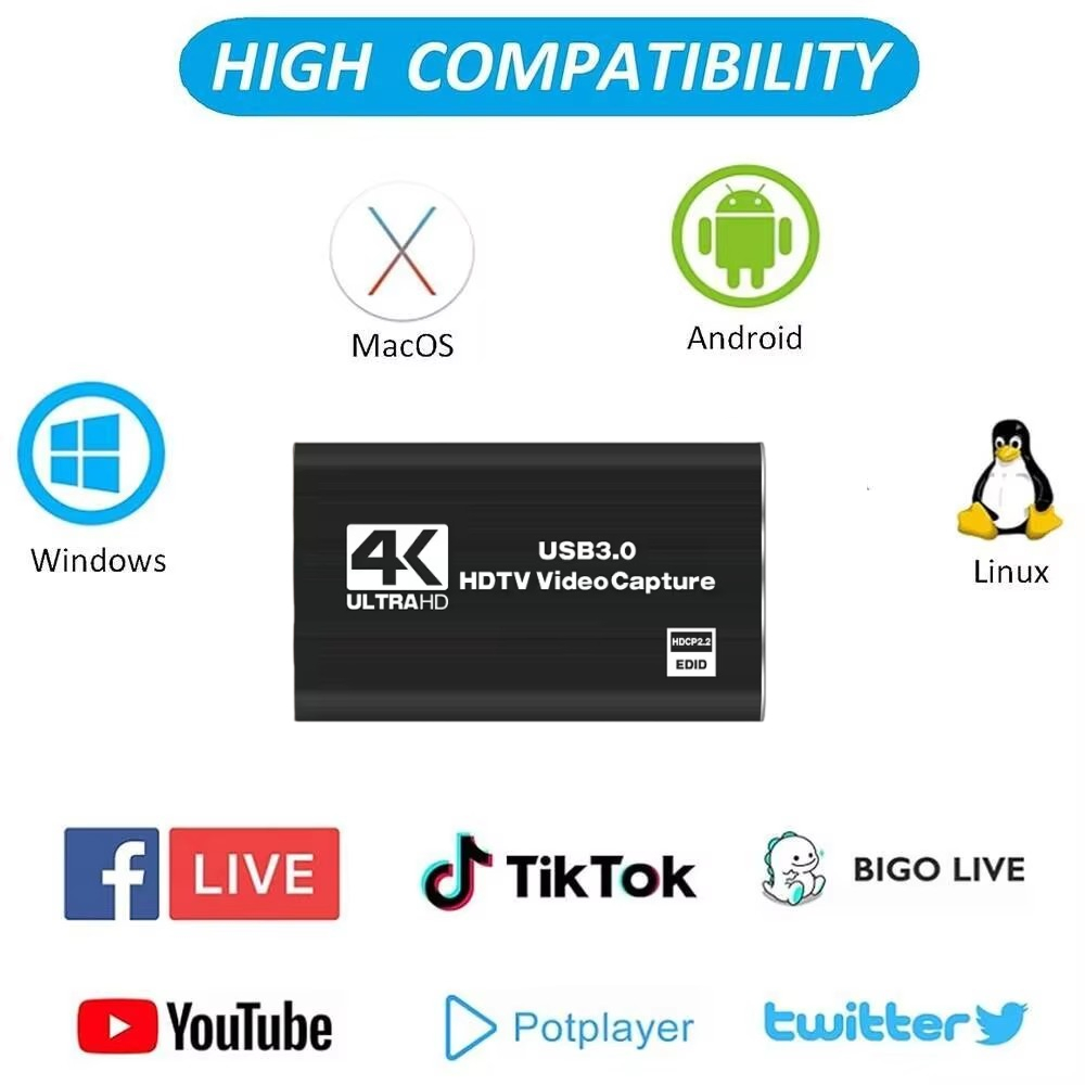 Roreta 4K USB 3.0 비디오 캡처 카드, H - Usb Sound Card 리뷰 및 가격