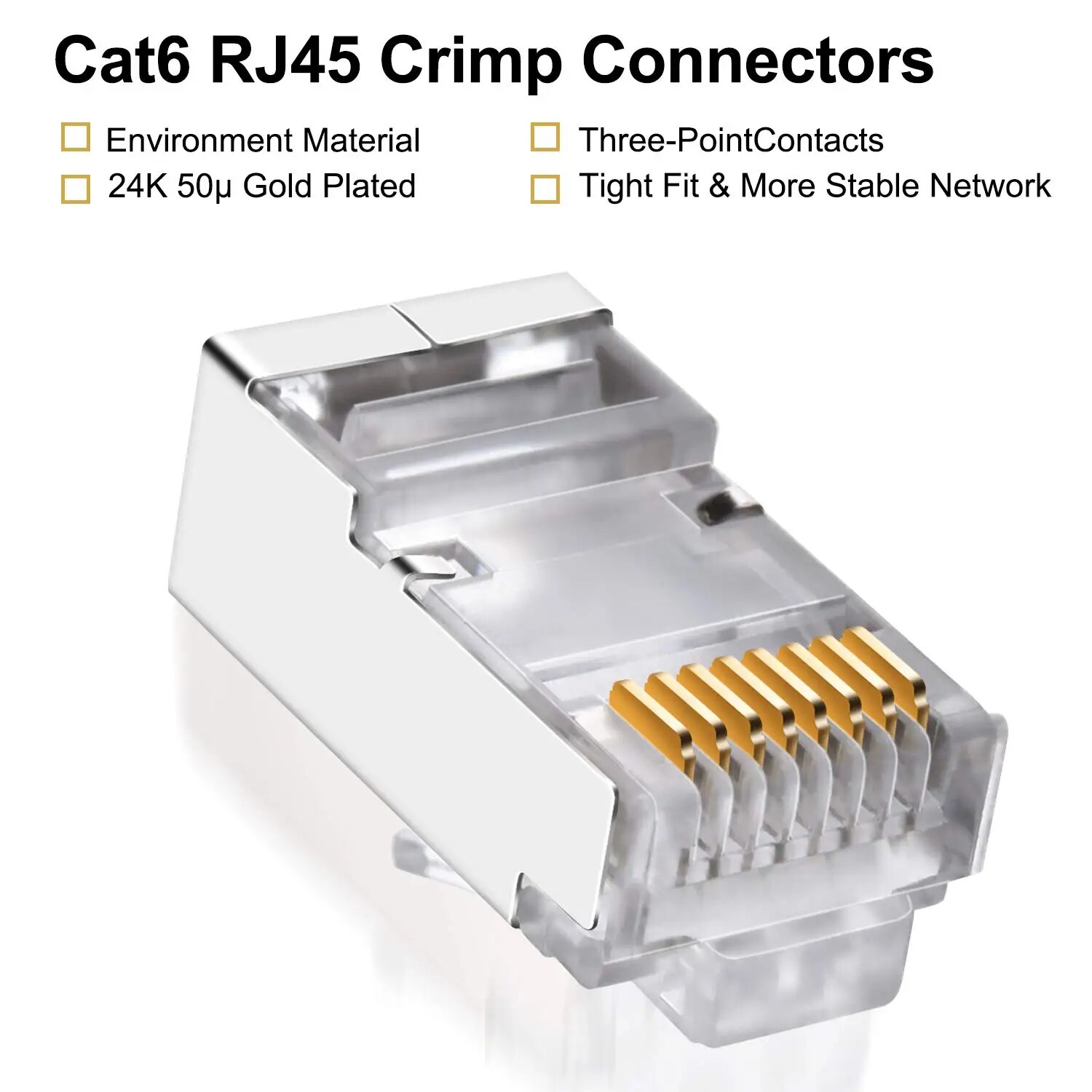 ZoeRax 50pcs Cat6 RJ45 커넥터, Ca - Rj45 Jack 리뷰 및 가격