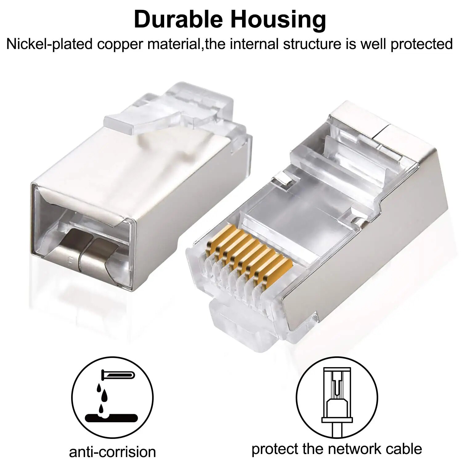ZoeRax 50pcs Cat6 RJ45 커넥터, Ca - Rj45 Jack 리뷰 및 가격