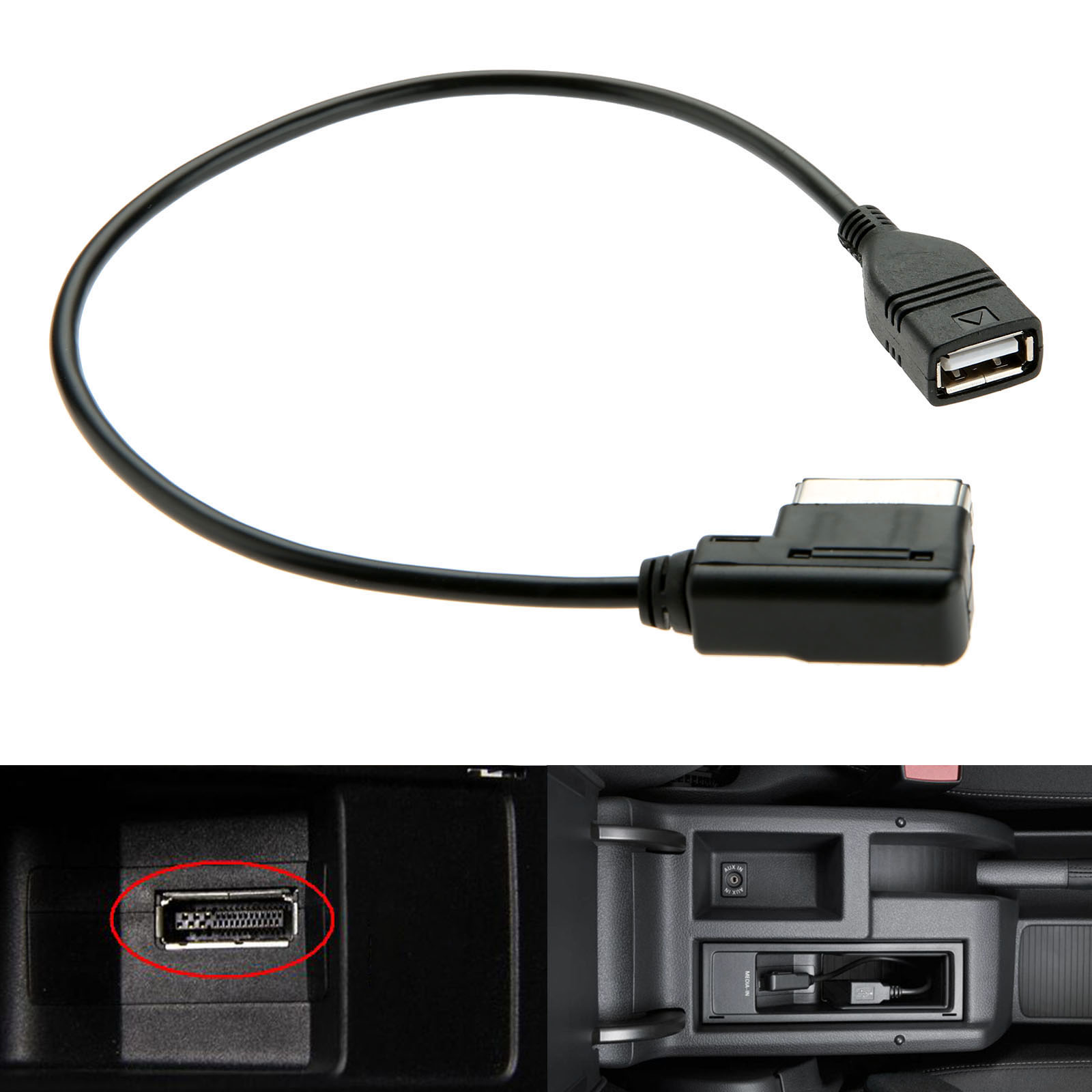 1 PC 미디어-In AMI MMI MDI AUX-자동 - Mdi Cable 리뷰 및 가격