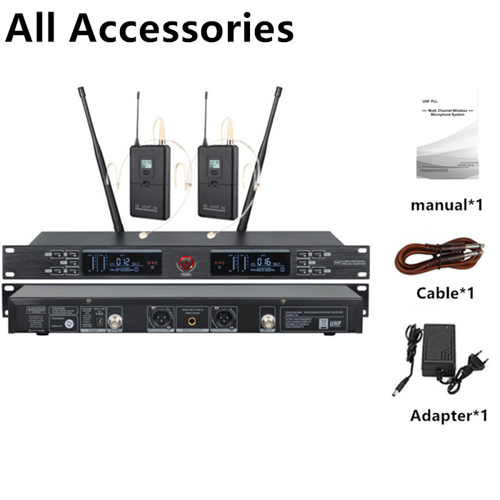 640-690MHz UR-2000-H 듀얼 채널 스킨  - Ribbon Microphone 리뷰 및 가격