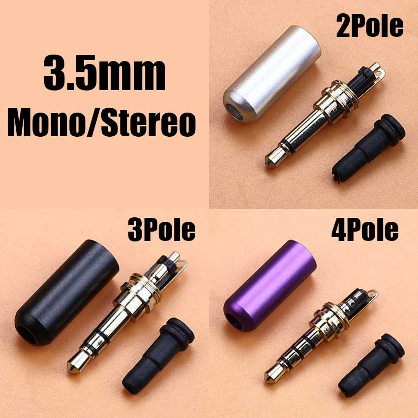 1개 3.5mm 모노 스테레오 헤드폰 플러그 DIY 2 - Audio Jumper Wire 리뷰 및 가격