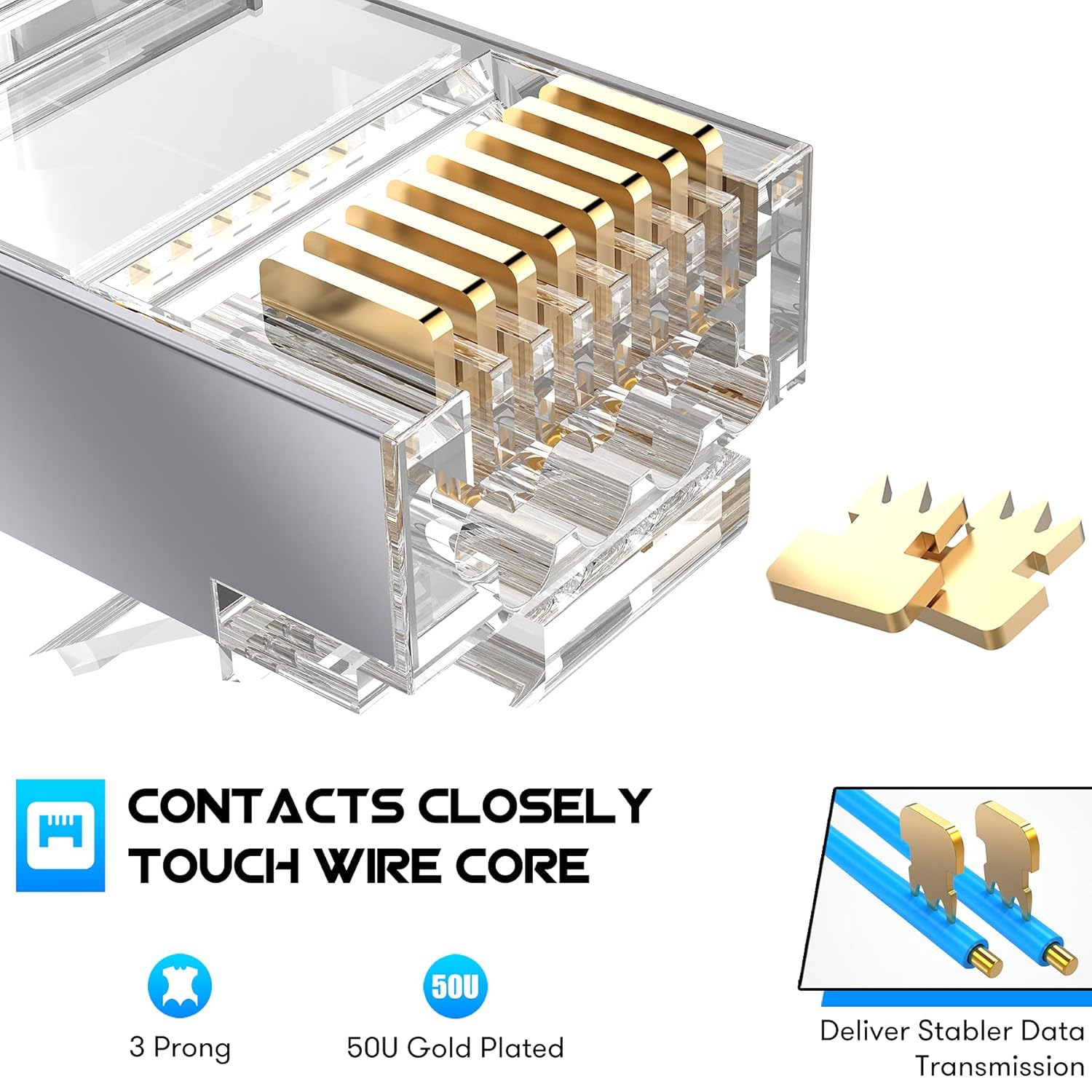 ZoeRax 50팩 차폐형 RJ45 Cat7 Cat6A - Rj45 Jack 리뷰 및 가격