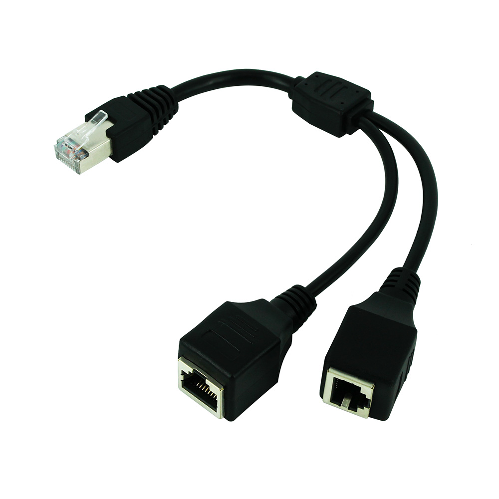 이더넷 네트워크 분배기 Y 안정적인 변속기 Cat5e  - Rj45 Jack 리뷰 및 가격