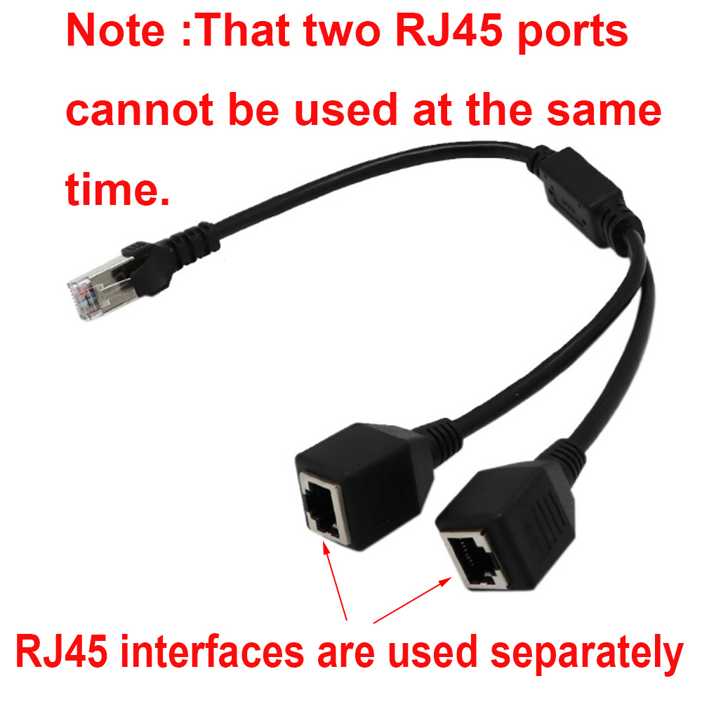 이더넷 네트워크 분배기 Y 안정적인 변속기 Cat5e  - Rj45 Jack 리뷰 및 가격