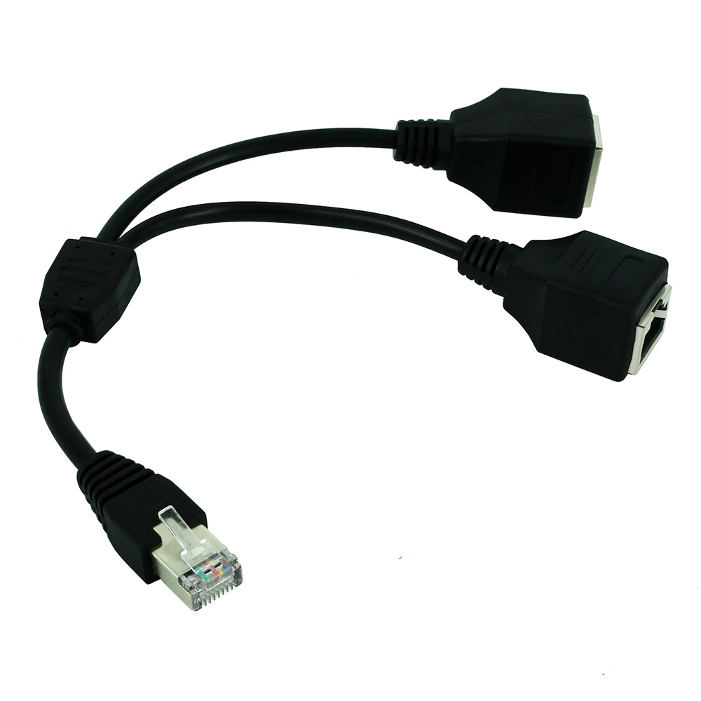 이더넷 네트워크 분배기 Y 안정적인 변속기 Cat5e  - Rj45 Jack 리뷰 및 가격