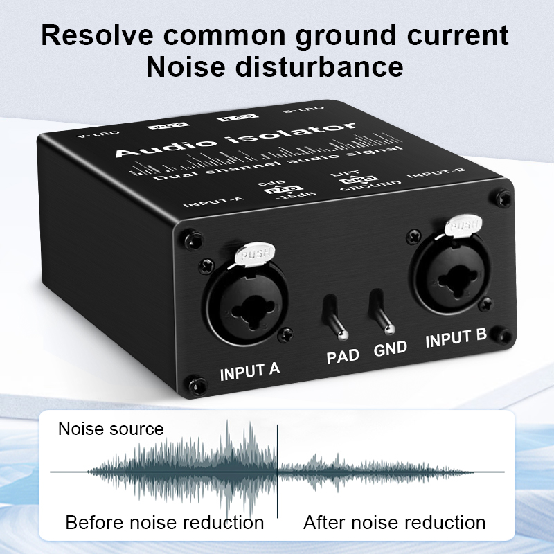 2채널 XLR/RCA/TS/TRS 패시브 험 제거기,  - Audio Cable Rca 리뷰 및 가격