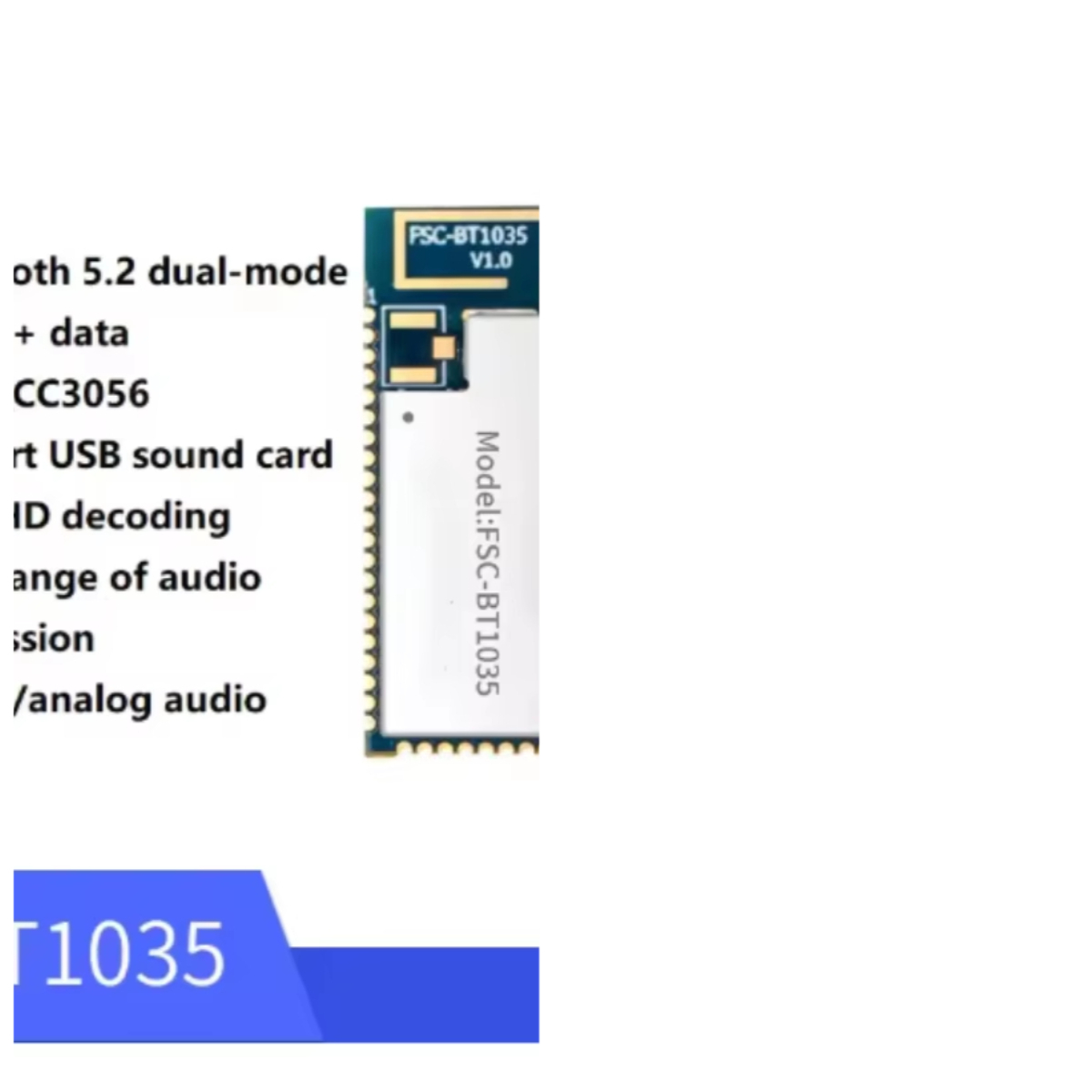 FSC-BT1035 모듈 QCC3056 칩 블루투스 5 - Usb Sound Card 리뷰 및 가격