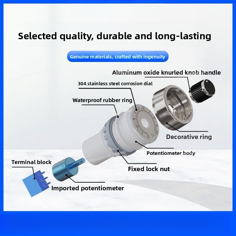 8055S 방폭형 방진형 가변 저항기, 정밀 단일 회전 - Potentiometer 10K 리뷰 및 가격