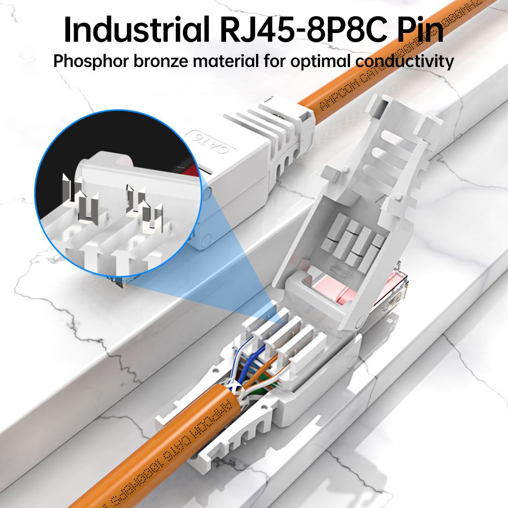 Hoolnx 도구가 없는 RJ45 커넥터, CAT6 모 - Rj45 Jack 리뷰 및 가격