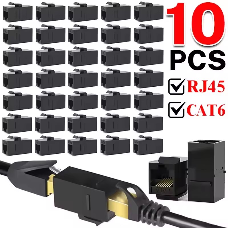 2~10개입 CAT6 RJ45 키스톤 커플러(암-암), - Rj45 Jack 리뷰 및 가격