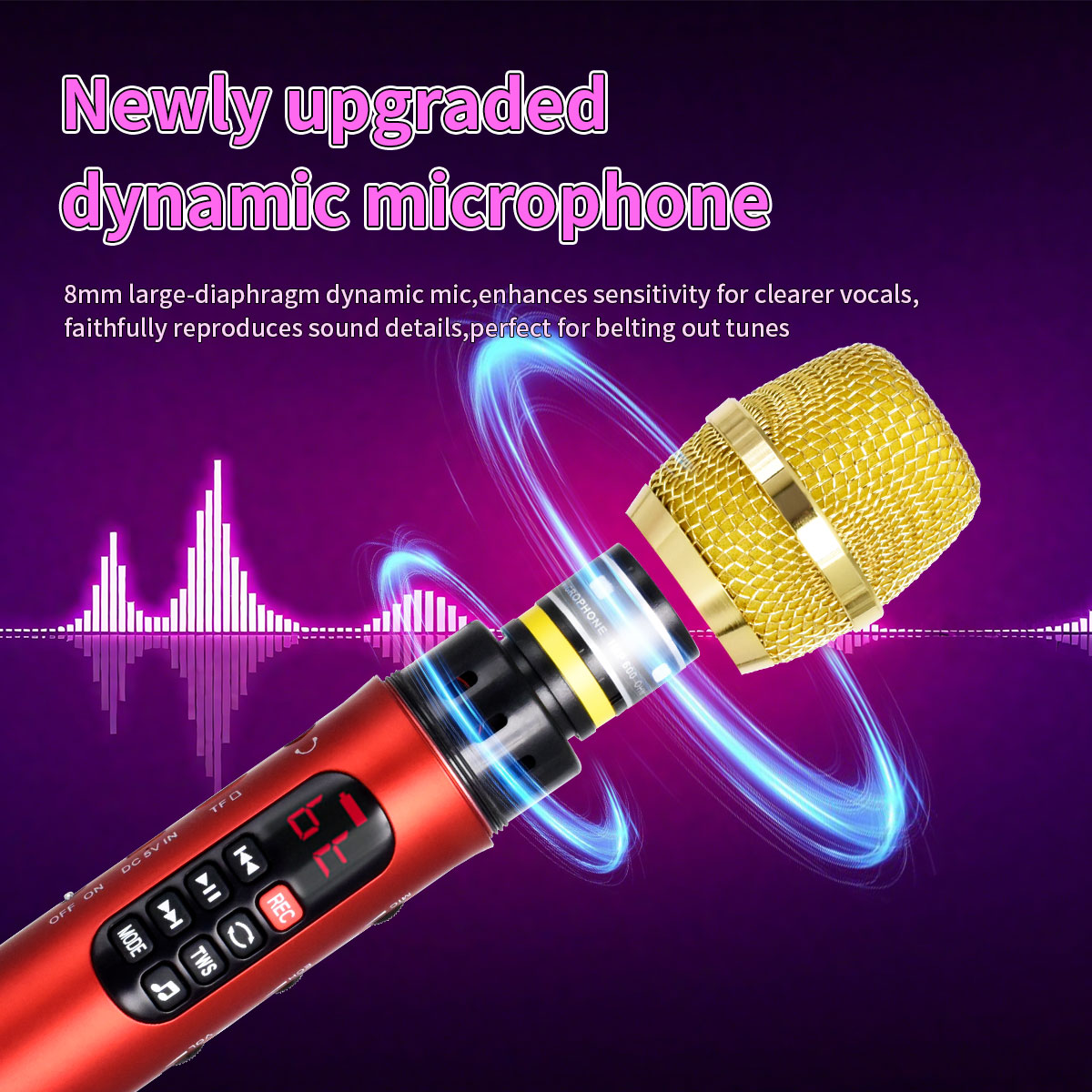 28cm 25W/개 가라오케 마이크 TWS 블루투스 스 - Condenser Microphone Kit 리뷰 및 가격