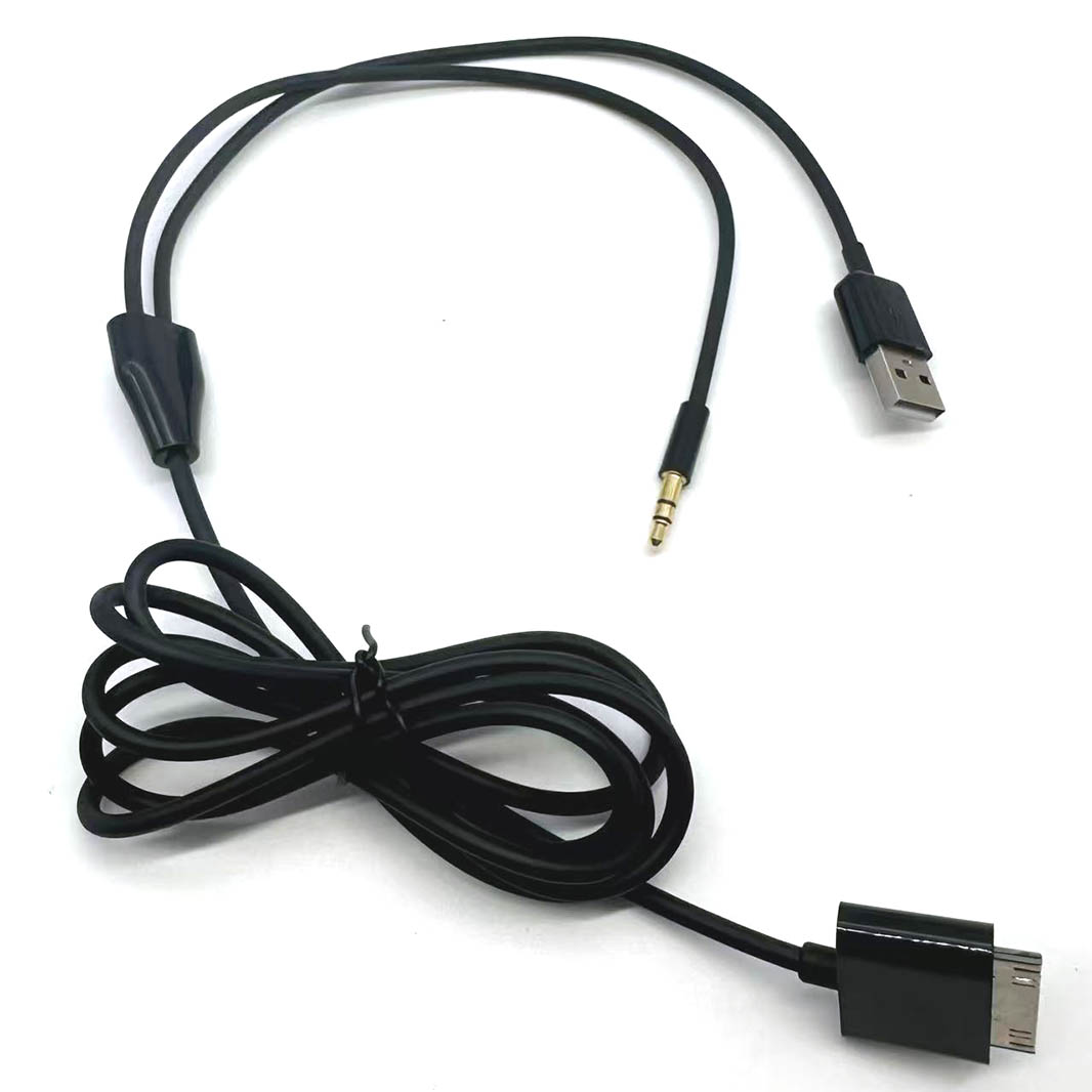 1개 30핀-3.5mm 차량용 AUX 오디오 USB 충 - Audio Jumper Wire 리뷰 및 가격